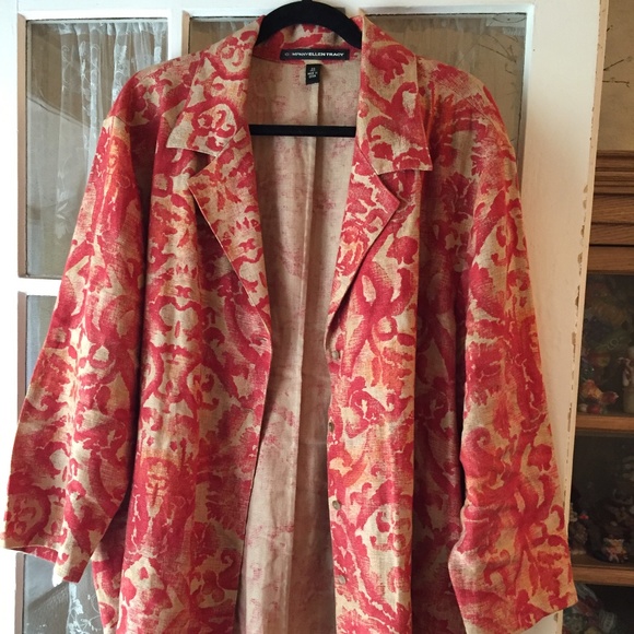 Company Ellen Tracy Linen Jacket - Picture 2 of 4